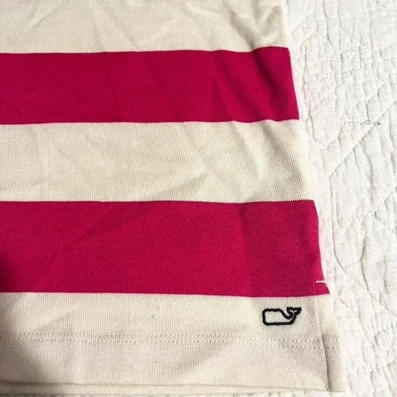 Vineyard Vines Polo Shirt Girls Rugby Pink Green Long Sleeve NWT Size XL - Picture 6 of 11